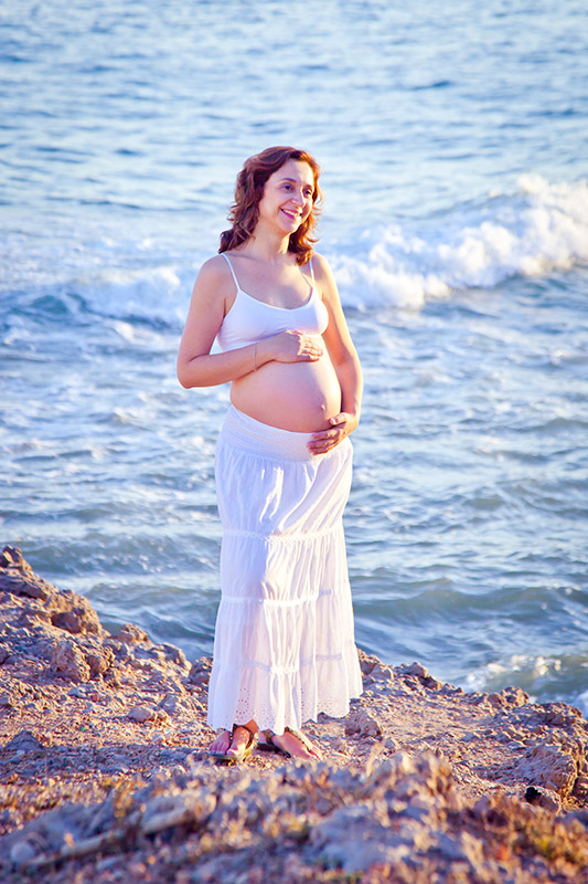 Book de embarazada en el exterior en Málaga